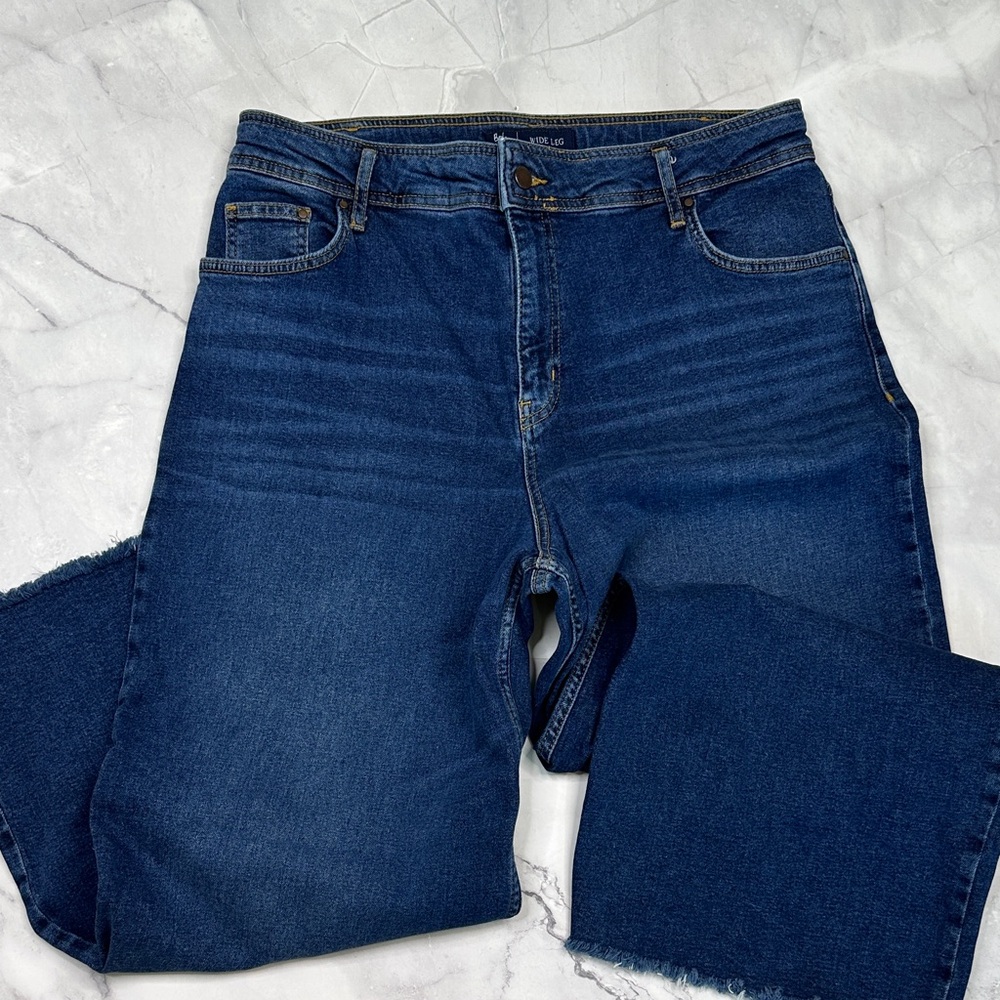 Boden Dark Blue Flare & Wide Leg Jeans